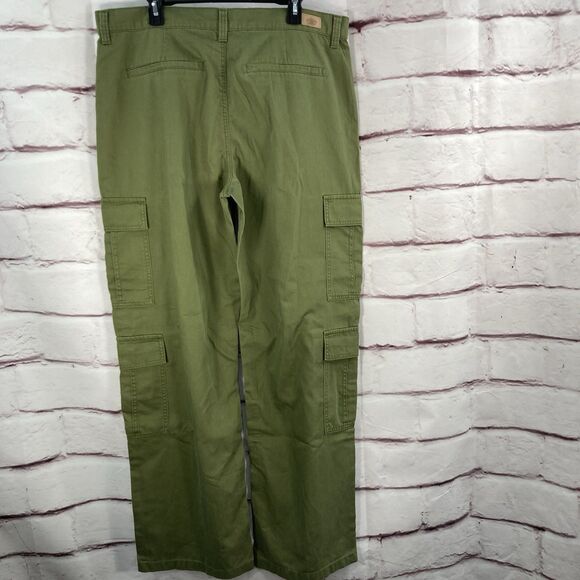 Sofia Jeans Women’s Olive Green Relaxed High Rise Wide Leg Cargo Pants SZ 16 - Picture 7 of 16